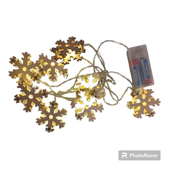 Target Bullseye 3 Sets Nordic Snowflake String Lights - Picture 2 of 4